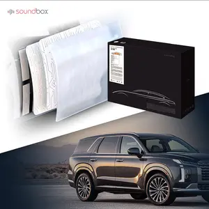 Soundbox Car Sound Deadening mat Butyl Automotive, Sound Deadener Noise Insulation and Vibration Dampening Material for 4-Door/