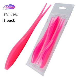 17cm/16G mềm cá mồi TPR nhựa Worm mồi cho thuyền biển câu cá hiệu quả nổi thu hút cho Marlin loài - Product Image 6