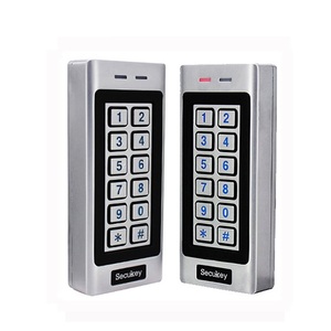 Secukey 125khz ID RFID carta di prossimità Wiegand 26 37 lettore di tastiere in metallo impermeabile cassa porta ingresso cancello di accesso sistema di controllo - Product Image 5