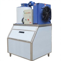 Machine à glace en flocons automatique à stockage intégré, directement de l'usine, pour la restauration et les restaurants de fruits de mer
