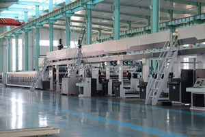 Machine à onduler le carton simple face <span class=keywords><strong>d</strong></span>'<span class=keywords><strong>occasion</strong></span> à bon prix pour la fabrication de feuilles de carton ondulé - Product Image 6