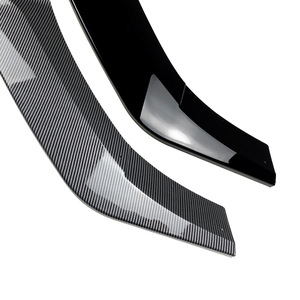 Mercedes-Benz E-Class Coupe C207 2013-2016 AMG Front Lip Splitter Piano Black Carbon Fiber Texture PP Material - Product Image 5