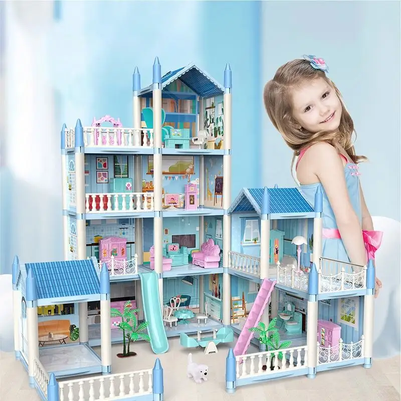 Mainan furnitur Mini anak-anak, mainan furnitur rumah boneka Mini untuk anak-anak