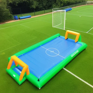 Terrain de football gonflable à double colonne pour 3v3, 5v5, 7v7, idéal pour la rue - Grande Vente - Product Image 1