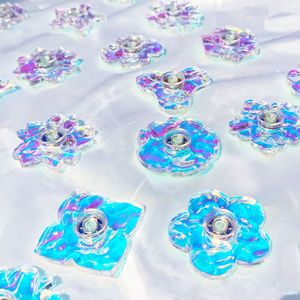 ZG Nguồn cung cấp Quà Tặng cứu trợ lo lắng Spinners giảm căng thẳng Đồ chơi chảy long lanh ngón tay <span class=keywords><strong>Fidget</strong></span> Spinners trong suốt - Product Image 3