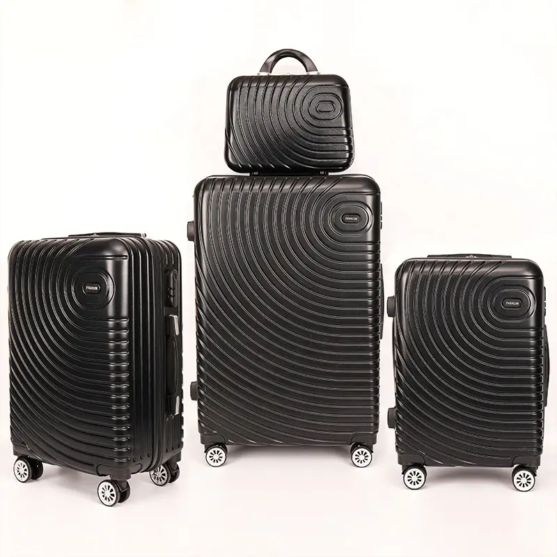 Hard Luggage Bag Set OEM/ODM ABS Travel Valise 4 Pieces Suitcase Unisex Fashionable travel trolley suitcase travel suitcase set
