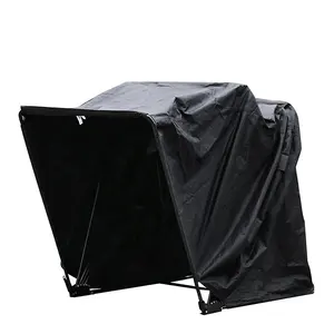 All Weather Motorcycle Cover Dustproof and Waterproof <strong>Bike</strong> <strong>Tent</strong> with Steel Frame Size S for Garages Canopies &amp; Carports - Product Image 1