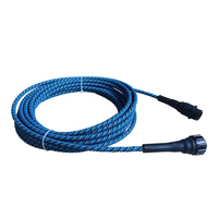 Kabel Deteksi Kebocoran Air TCP 4-Core Biru dengan Sensor Alarm Strobo GOLDKOON GDL4B Aplikasi Tuya Bersertifikasi CE/FCC/RoHS