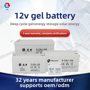 Batería de Almacenamiento Solar <span class=keywords><strong>AGM</strong></span>/GEL 12V <span class=keywords><strong>70Ah</strong></span> 80Ah 90Ah 100Ah (Recargable) - Product Image 5