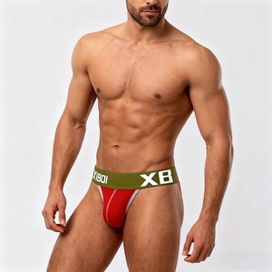 Herren Tanga Unterwäsche Sexy Low-Rise Durchsichtig Ice Silk Design Fashion Briefs Bequeme Unterhose für Herren Großhandel - Product Image 4