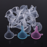 GL Wholesale Plastique PP Matériau Mini 50mm Entonnoir pour produits chimiques, cosmétiques liquides, parfums, distributeur Entonnoir