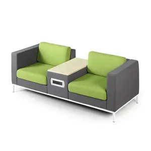 Modern design office furniture business sofa high quality customized fabric sofa set leisure couch lobby waiting room