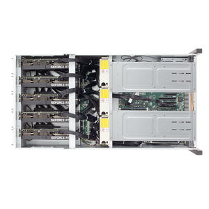 5U 5 6 8 Gaming GPU Cards Servidor Chasis Rack Server Case ChatGPT AI Plataforma de entrenamiento Compatible con ASROCK ROME2D32GM Placa base - Product Image 1