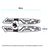 DANCARO CNC repose-pieds repose-pieds repose-pieds pédale décoratif tapis tapis pour HONDA ADV 150 repose-pieds décoration moto accessoires