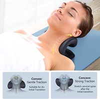 Oreiller chauffant de traction cervicale, appareil avec coussin chauffant en graphite, civière de cou, avec chaleur de cou et relaxation des épaules