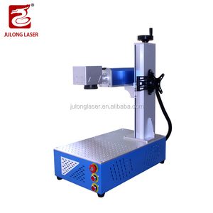 Julong kiểu dáng đẹp siêu xách tay sợi <span class=keywords><strong>Laser</strong></span> đánh dấu hệ thống cho nỗ lực On-The-Go ứng dụng cho thép vật liệu kim loại đồng - Product Image 1