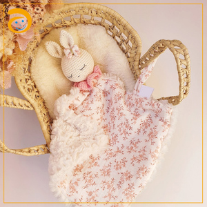 Nouveaux modèles de jouets en crochet doux faits à la main, couverture en mousseline <span class=keywords><strong>pour</strong></span> bébé, <span class=keywords><strong>doudou</strong></span> <span class=keywords><strong>pour</strong></span> bébé, jouet en crochet personnalisé <span class=keywords><strong>pour</strong></span> bébé, <span class=keywords><strong>pour</strong></span> offrir - Product Image 6