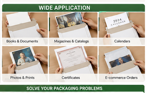 Enveloppes rigides en <span class=keywords><strong>carton</strong></span> pour l'expédition en gros, <span class=keywords><strong>prix</strong></span> d'usine, enveloppes plates auto-adhésives en vrac pour les entreprises de commerce électronique - Product Image 4