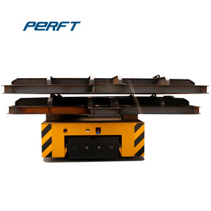 Carrello di Trasferimento Senza Binari a Batteria per Carichi Pesanti <span class=keywords><strong>con</strong></span> Sterzo a 4 Ruote e Telecomando - Product Image 4