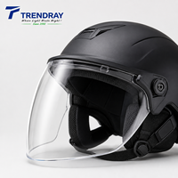 Visière de casque en polycarbonate, plaque solide résistante aux rayures, plaque transparente en PC pour casque de moto, fourniture d'usine
