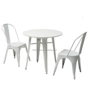Chaise de salle à manger en métal peint, Offres Spéciales et prix le plus bas, fabriquée avec une feuille de métal pour salle à manger