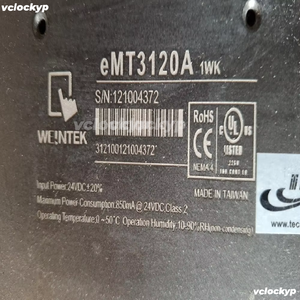 WEINTEK eMT3120A 1WK HMI - Product Image 4