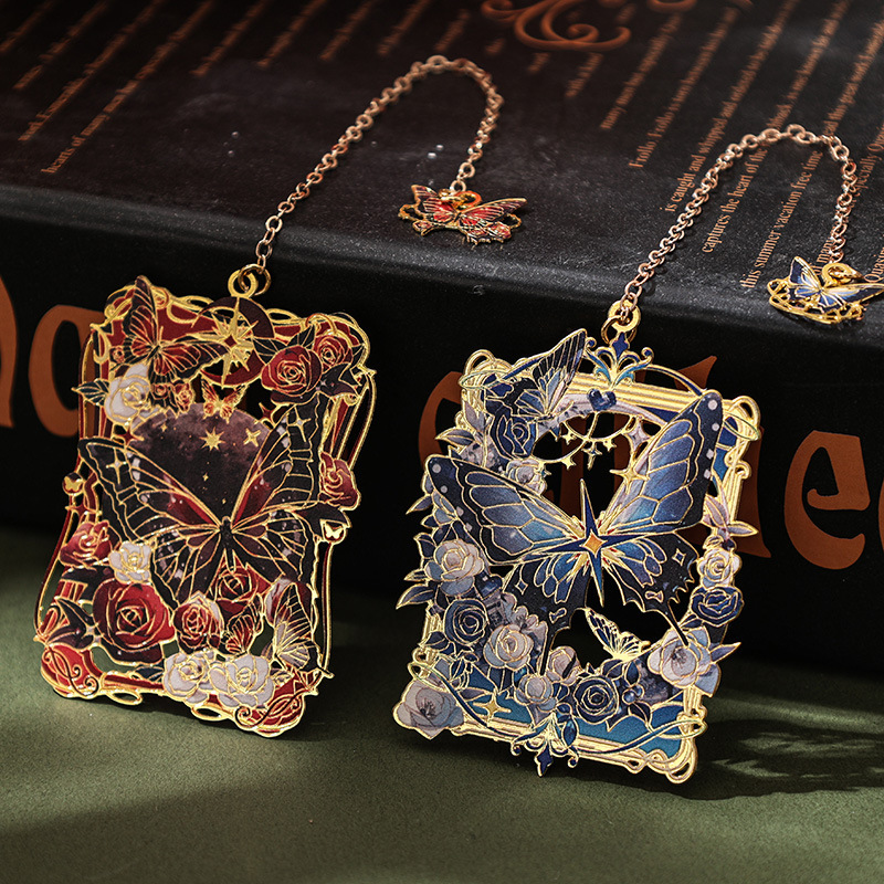 Hot Sale Butterfly Metal Skeleton Bookmark