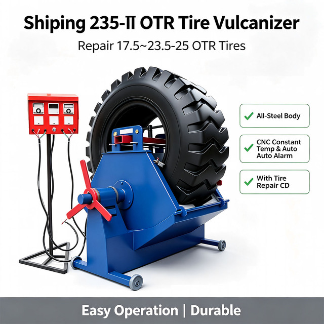 Manufactory 23.5-25 Rubber Vulcanizing Press10kw Tire Repair Vulcanization Machine