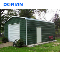 Maison à ossature en acier imperméable, abri de stationnement préfabriqué portable pour motocycles et voitures