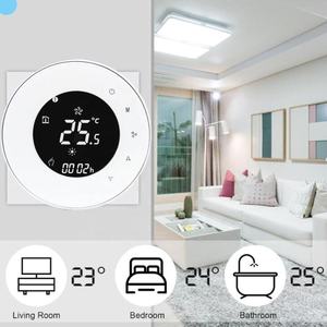 HVAC системы настенного монтажа кондиционера круглой формы гнезда FCU комнатный термостат с Wi-Fi - Product Image 5