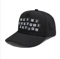 Cappellino da Baseball Personalizzato con Logo in PVC 3D, Perforato al Laser, Asciugatura Rapida, Cappello Sportivo Trucker, Logo Personalizzato OEM
