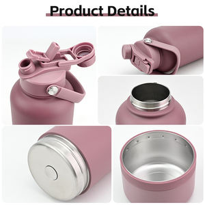 Özel 32oz paslanmaz çelik köpek Flask çift duvar yalıtımlı sızdırmaz tasarım çevre dostu taşınabilir köpek su şişesi için açık - Product Image 5