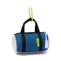 Tas ransel olahraga Mini untuk boneka, tas dompet kanvas ritsleting Mini, dompet koin Multifungsi