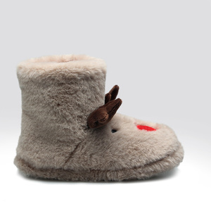 Chaussures professionnelles en fausse fourrure pour enfants, bottes de neige, pantoufles pour bébé, vente en gros, nouvelle collection d'hiver - Product Image 2