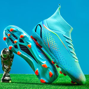 Chaussures de football haut de gamme Baskets athlétiques respirantes FG HG TF Sports d'équipe Chaussures de football pour hommes et femmes pour garçons et filles - Product Image 4