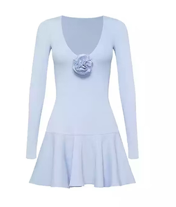 Personnalisé évacuation de la transpiration dos nageur entraînement Pickleball Golf robe respirant maille tissu course une pièce sport Tennis jupes ensemble - Product Image 2