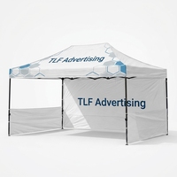 Tentes Pop-up Personnalisées de Haute Qualité pour Salons Professionnels et Expositions Extérieures 10x10 pieds, Imperméables, Protection UV, Pliage Rapide, Portables