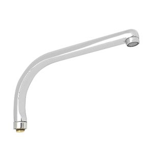 Robinet de douche chromé avec bec courbé pour évier de cuisine - Product Image 1