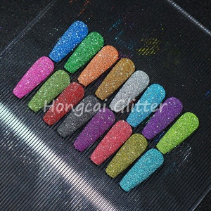 Số lượng lớn tốt Flash kim cương Prismatic bột long lanh 15 màu sắc móng tay phản chiếu long lanh bột - Product Image 4