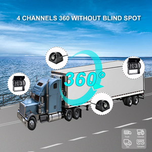 IPoster 10.1in Camion 4ch DVR IPS Moniteur 2MP Caméra de recul avec AI BSD Détection intelligente des angles morts pour les <span class=keywords><strong>piétons</strong></span> <span class=keywords><strong>Kit</strong></span> de véhicule - Product Image 4