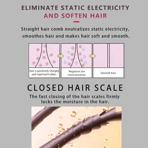 Herramienta de Peinado <span class=keywords><strong>Kemei</strong></span> Km-3116, Plancha de Pelo Profesional 2 en 1, Peine Alisador de Pelo con Calor, <span class=keywords><strong>Rizador</strong></span> - Product Image 3