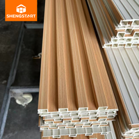 Revêtement extérieur de maison, panneau mural en composite bois-plastique, bardage extérieur imperméable, résistant aux UV, ignifuge, décoration en bois