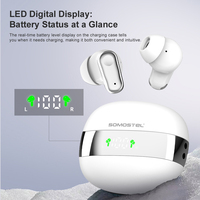 Earbud Nirkabel BT HiFi Stereo TWS F13 Speaker Headphone Isi Ulang Daya Hands-Free Audio untuk Musik dan Panggilan