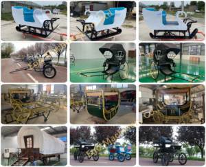 Chariot de poney élégant pour le tourisme, chariot de cheval de marathon très demandé - Product Image 6
