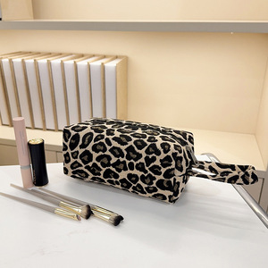 Fashion Leopard Print Large Capacity Makeup Bag 3 Pieces Set <b>Travel</b> Portable Toiletry Multi Function Storage <b>Pouch</b> - Product Image 3