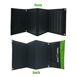 High Quality <b>Solar</b> <b>Panel</b> Charger <b>Foldable</b> 25W with USB 5V Voltage Output Lightweight Portable Design for Camping Emergency Use - Product Image 1