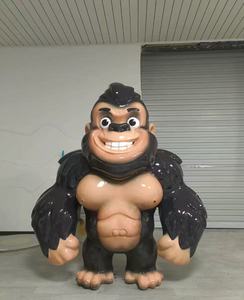 Scultura di Orso Cartoon Personalizzabile, Grande Dimensione, per Decorazione Esterna e Interna di Centri Commerciali, Statua Animale Dipinta a Mano - Product Image 5