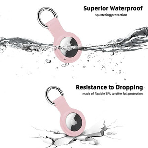 Étui de protection sportif antichoc en silicone, style simple, housse de protection imperméable pour porte-clés AirTag - Product Image 5