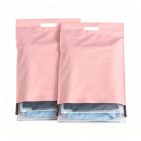 Sacs d'expédition en LDPE, pochettes postales avec poignée, fermeture robuste, résistantes à la déchirure, imperméables, épaisses, pour vêtements, livraison express CE