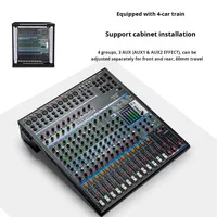 Console de mixage professionnelle tout-en-un T-FX16A 16 canaux avec effets DSP, réverbération, pour scène, mariage, karaoké à domicile